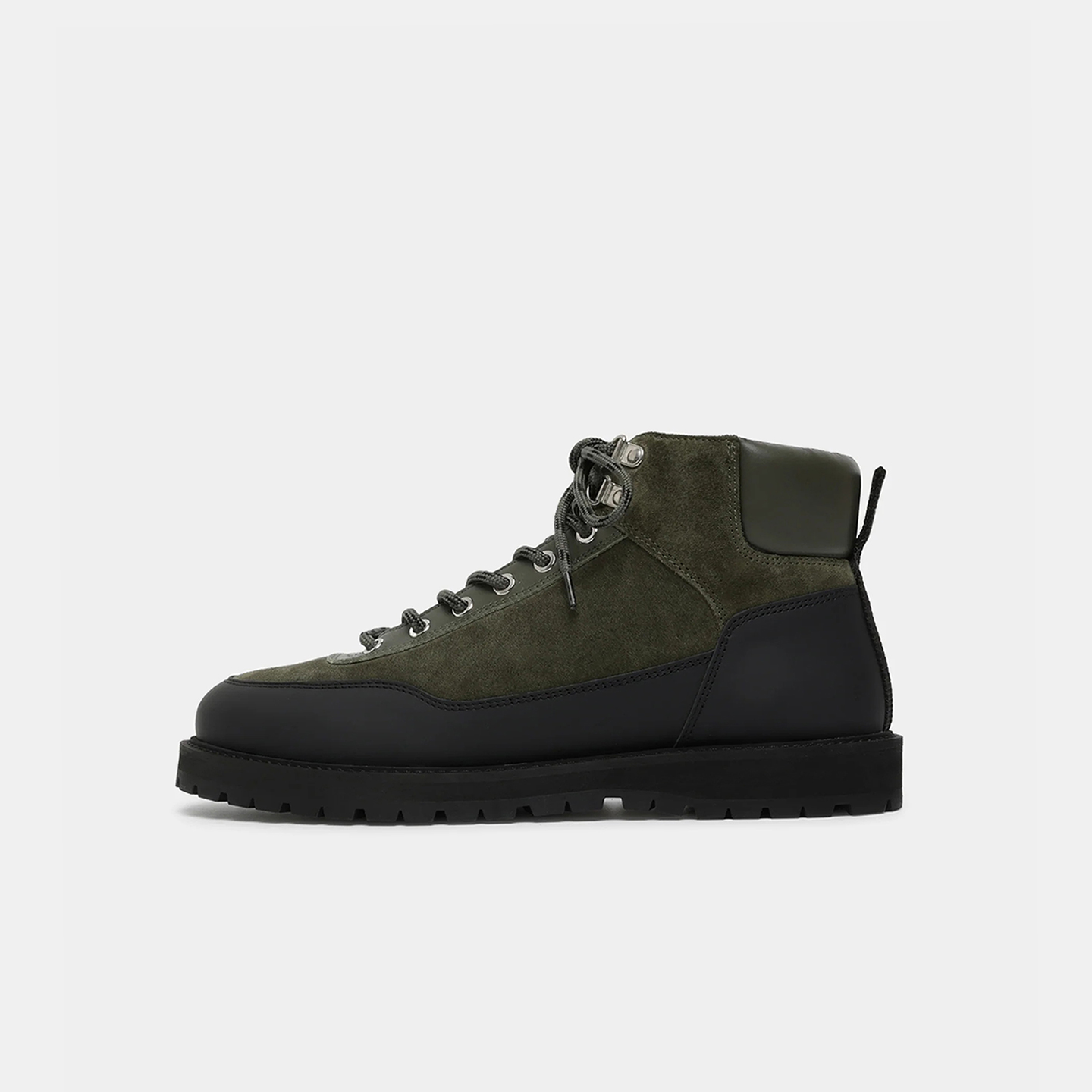 高帮鞋男秋冬复古保暖毛靴时尚