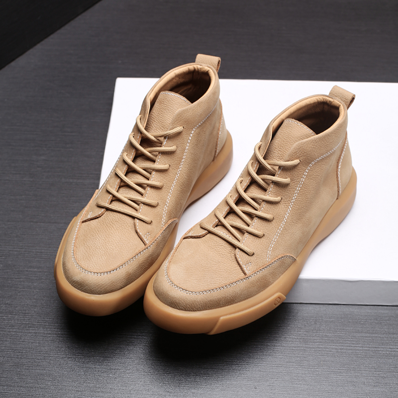 VoguHomme高帮马丁靴秋冬真皮