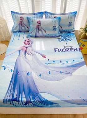 冰雪奇缘艾莎女王亲肤棉床笠
