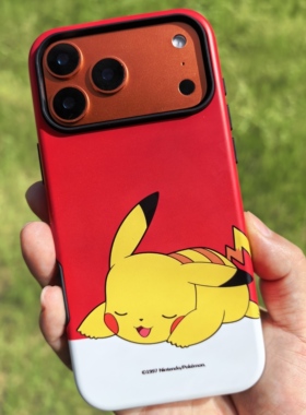 韩国宝可梦红色皮卡丘iPhone17promax手机壳卡通双层苹果16防摔套