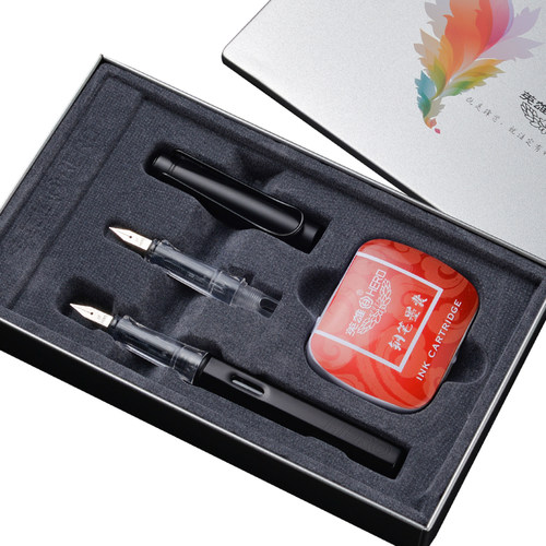 英雄正姿金属书写礼盒装墨水囊