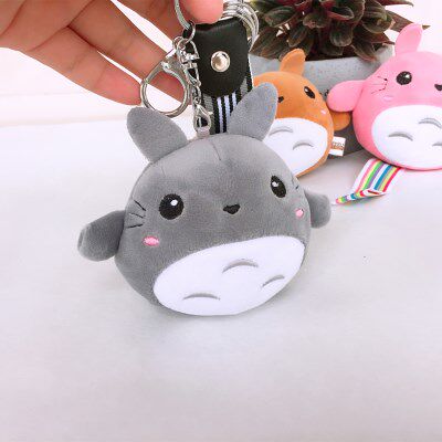 网红韩版玩偶挂绳情侣包包龙猫