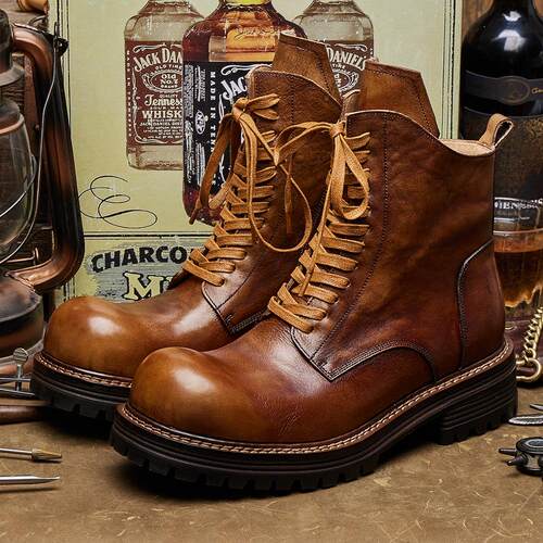 男款真皮马丁靴秋冬新款