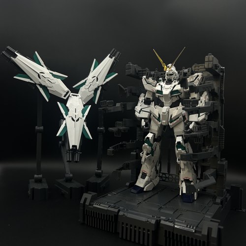 预定 神兽模型 2203 MGEX 独角神兽 无灯完整版 带兽笼地台 拼装