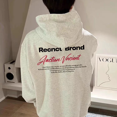 oversize连帽卫衣重磅青少年外套