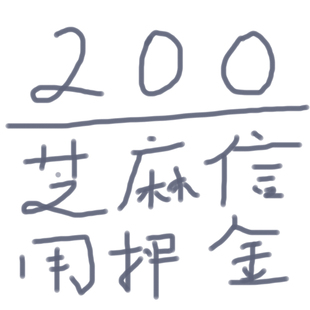 芝麻信用免押金租服装 200元 免押金代用链接