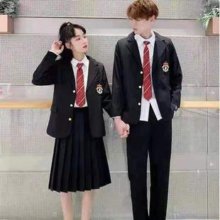 出租校服JK制服学院风西服套装情侣款学生表演校园风班级毕业照