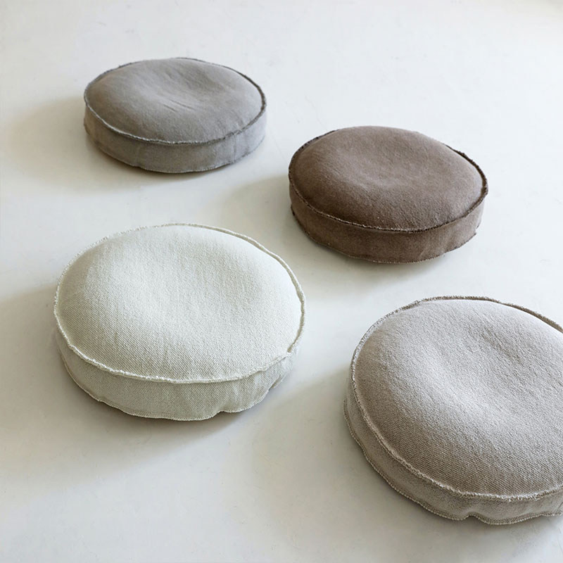 可填充拆洗机洗野奢侘寂风重磅汉麻榻榻米飘窗布艺坐垫蒲团搁脚垫