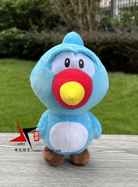 超级马里奥惊奇毛绒公仔岩石啄木鸟吹箭仔玛丽SuperMario玩具玩偶