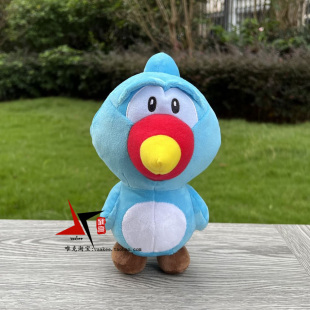 超级马里奥惊奇毛绒公仔岩石啄木鸟吹箭仔玛丽SuperMario玩具玩偶