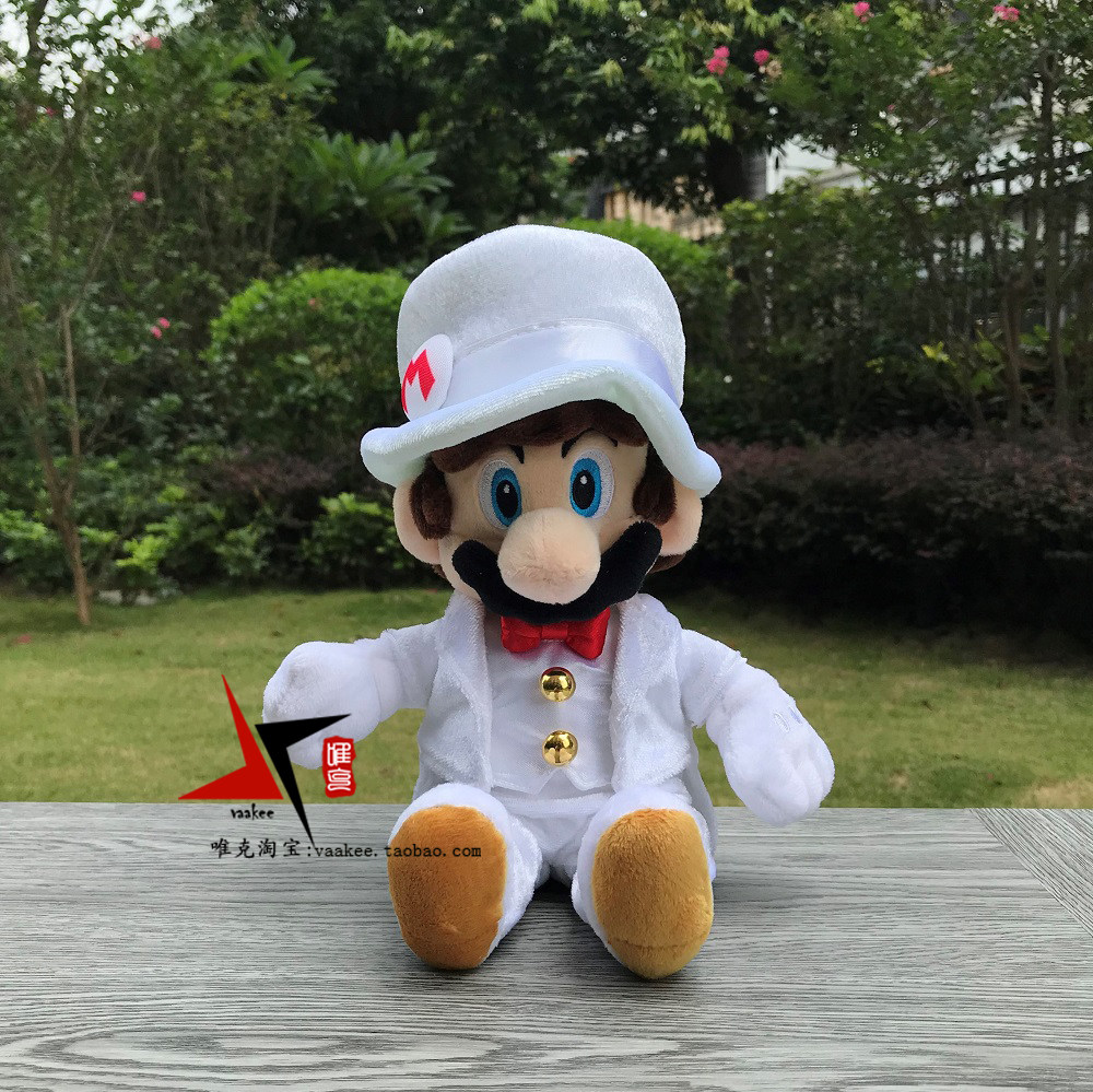 超级马里奥奥德赛毛绒公仔婚纱