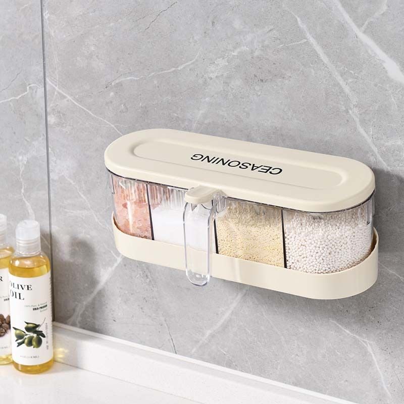 多功能调味罐组合套装可壁挂款