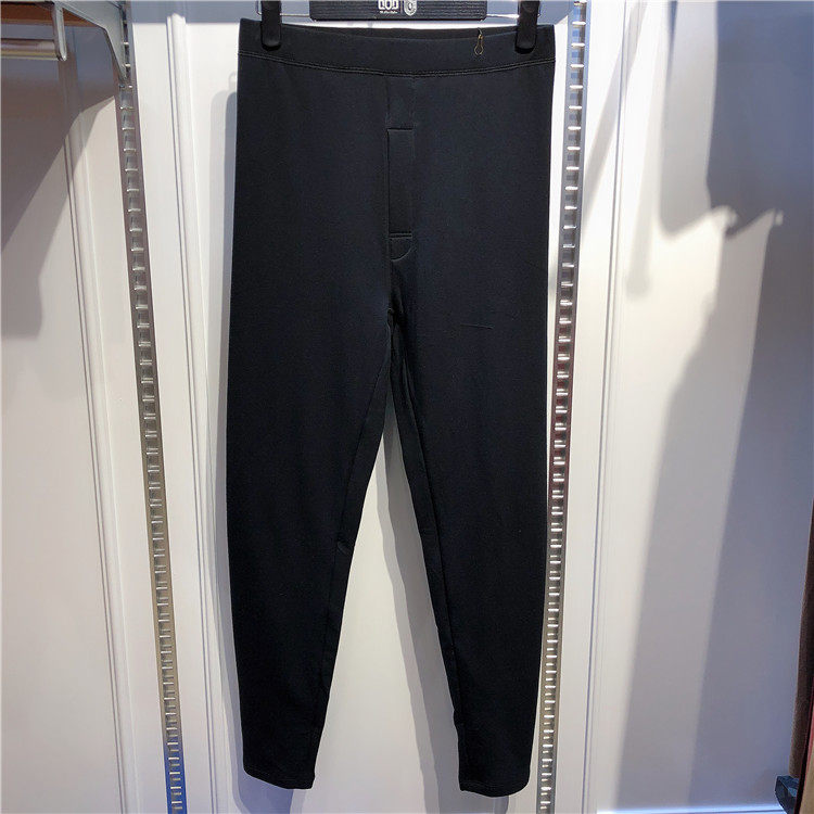 乔盾秋冬火山岩男士双层加绒加厚保暖裤羊毛护膝棉裤打底裤子9132