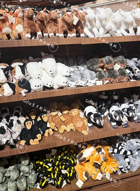 现货新加坡Mandai动物园河川夜间飞禽动物园纪念品动物玩偶多款选