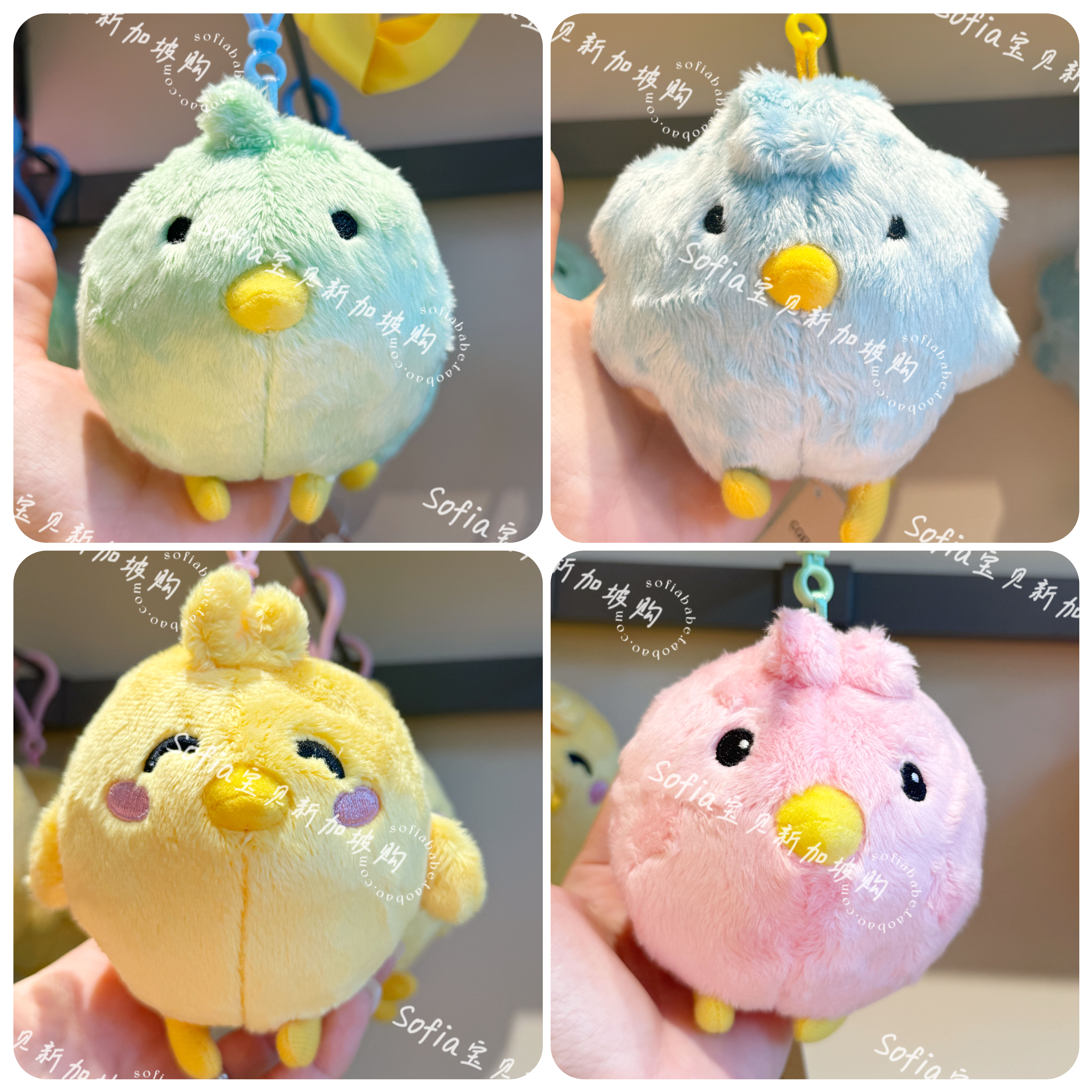 新加坡MANDAI可爱圆球小鸟玩偶