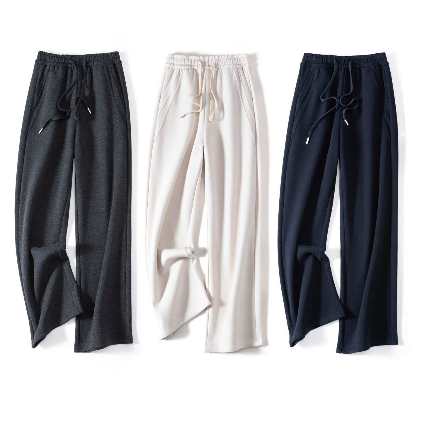 冬季加绒保暖高性价比云感舒适休闲直筒裤藏肉显瘦窄版阔腿裤女,女装/女士精品,休闲裤,淘宝优惠券,粉丝福利购,淘宝优惠卷