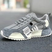 运动休闲鞋 春夏透气大码 包底鞋 时尚 欧洲站男鞋 潮流厚底鞋 2026新款