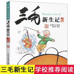 三毛故事集锦二年级课外书必读老师推荐 9岁一年级注音读物二三年级小学生课外阅读书畅销儿童文学 书注音版 三毛新生记张乐平正版
