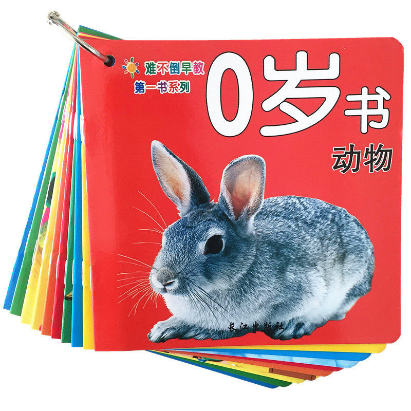 正版 难不倒早教0岁书 套装10本 彩绘注音版 环锭装 0123岁宝宝早教自然颜色认物学说话蔬菜视觉激发儿歌亲子睡前故事水果动物书籍