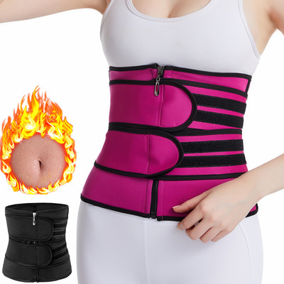 Plus Size Waist Trainer Corset Sport Girdle Double Belt Faja