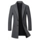winter Coat Blends Wool Jacket Trench Parka for Jackets Men