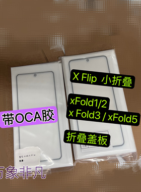 适用于vivo Xfold xflip 1代 2代 xfold3 xfold5大屏折叠盖板膜