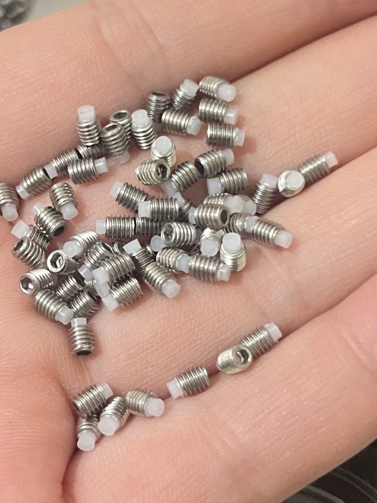 M2胶头小机米304不锈钢内六角镶嵌ABS绿塑料POM白胶止付螺丝紧定,五金/工具,螺钉,淘宝优惠券,粉丝福利购,淘宝优惠卷