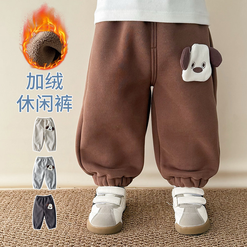 宝宝加绒裤子秋冬季a类薄绒小月龄婴儿保暖外穿1岁洋气儿童休闲裤,童装/婴儿装/亲子装,裤子,淘宝优惠券,粉丝福利购,淘宝优惠卷