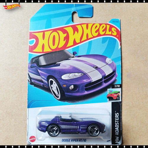 Hot Wheels风火轮C4982合金车1:64模型 道奇DODGE VIPER RT/10
