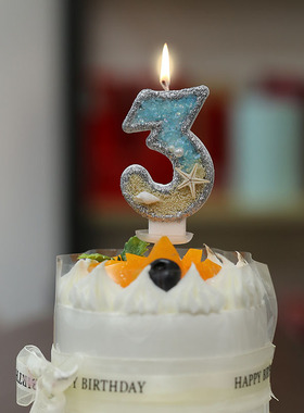 生日派对蛋糕蜡烛生日布置