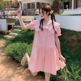 现货两色衬衫裙752-P115-K168，女装连衣裙，2C007