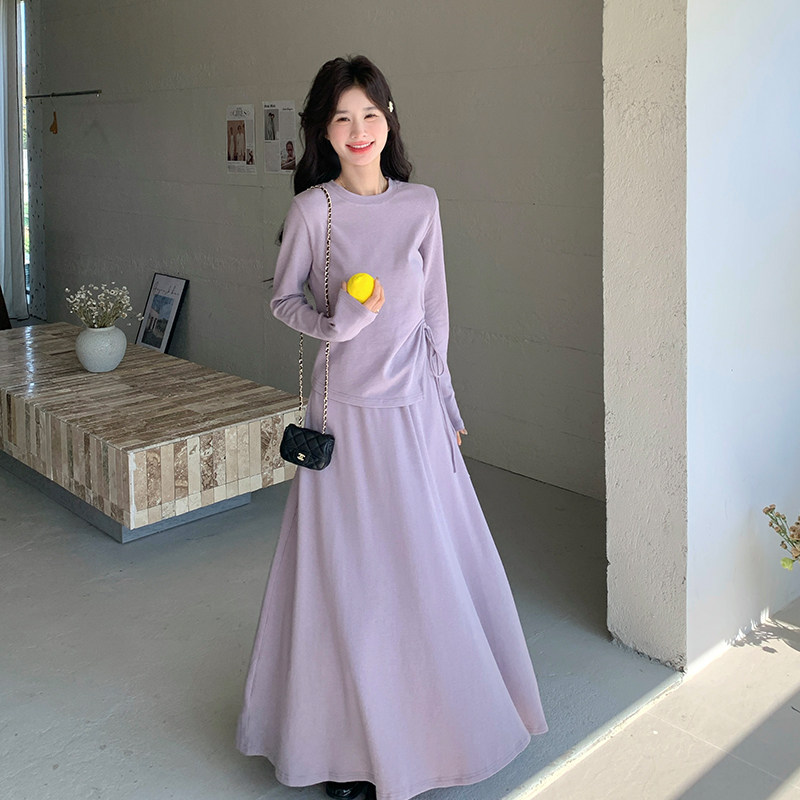 今年流行漂亮套装裙女2025春季新款设计感不规则上衣半身裙两件套,女装套装/套裙,2C007
