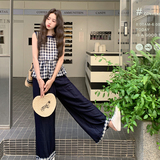 现货数据款2025夏季格子套装958-P155-K228，女装套装/套裙，2C007