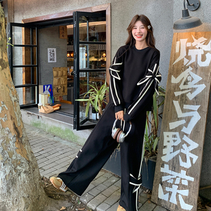 大货 2026春季设计感蝴蝶结卫衣两件套 808-P165-K248图片