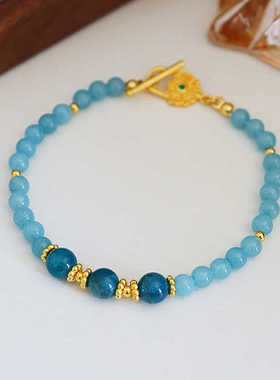 绿松石原矿无优化文玩黄金轻奢