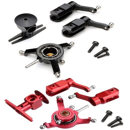 XK伟力V966V977K100K110SK120配件金属件旋翼夹主旋头十字倾斜盘