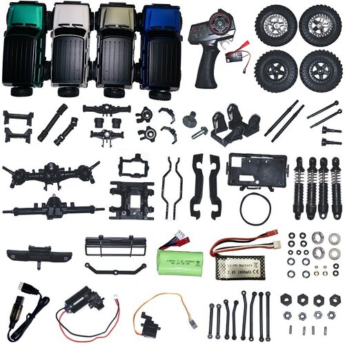 JJRC C8809零配件攀爬车避震器改装件轮胎车壳前后桥螺丝波箱遥控