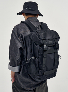 潮牌户外运动背包旅游大容量双肩包男登山包防泼水徒步露营旅行包