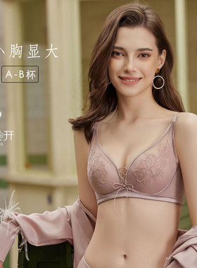 梧桐花开文胸24655|24602性感内衣女士小胸聚拢加厚显大胸罩