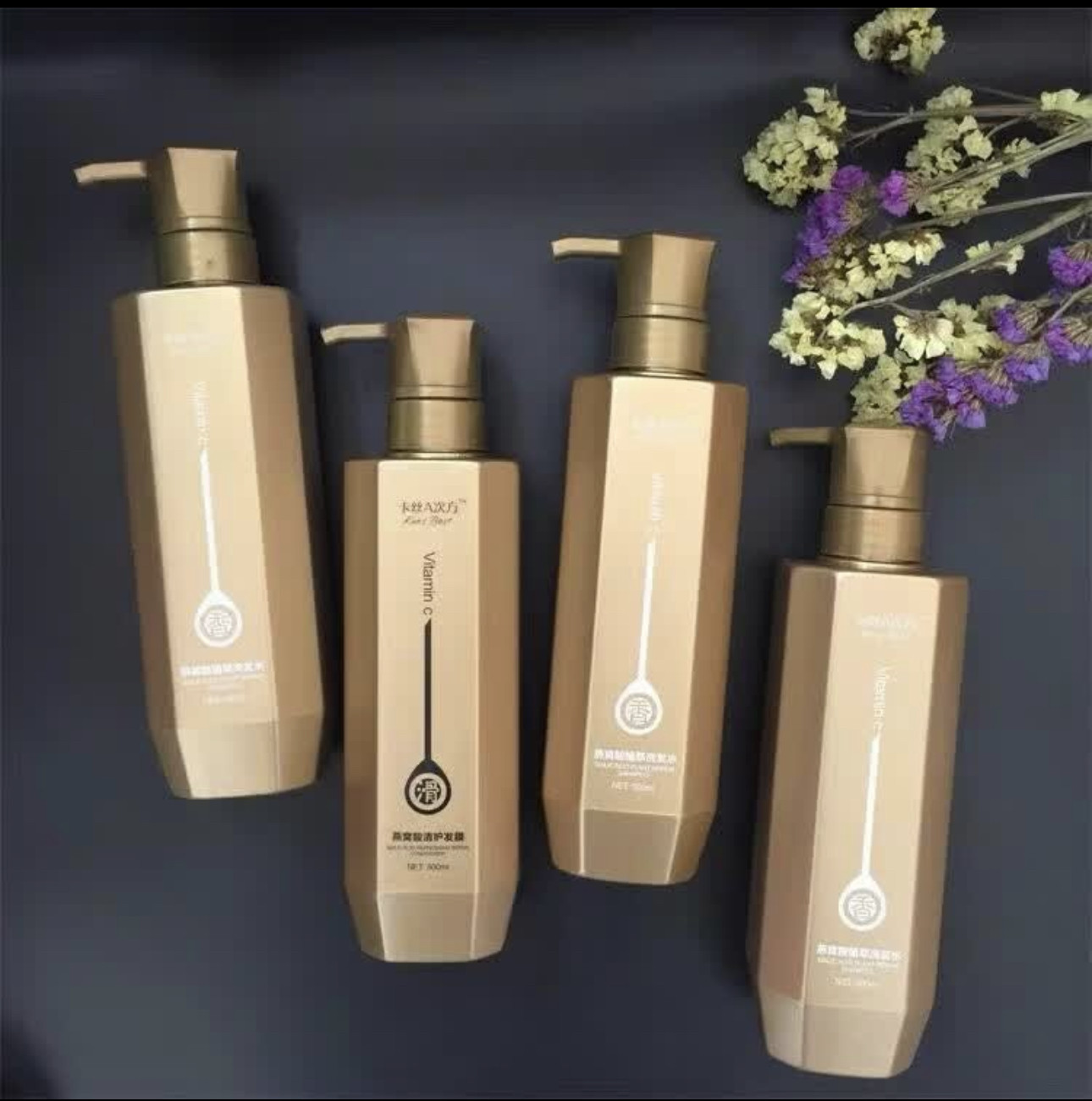 卡丝A次方燕窝酸洗发水护发素套装烫染修护水养洗发露500ml