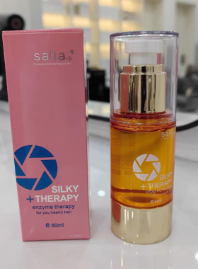 韩国沙拉salla蚕丝护发精油清洁洗发露轻盈蓬松舒缓补水修复受损