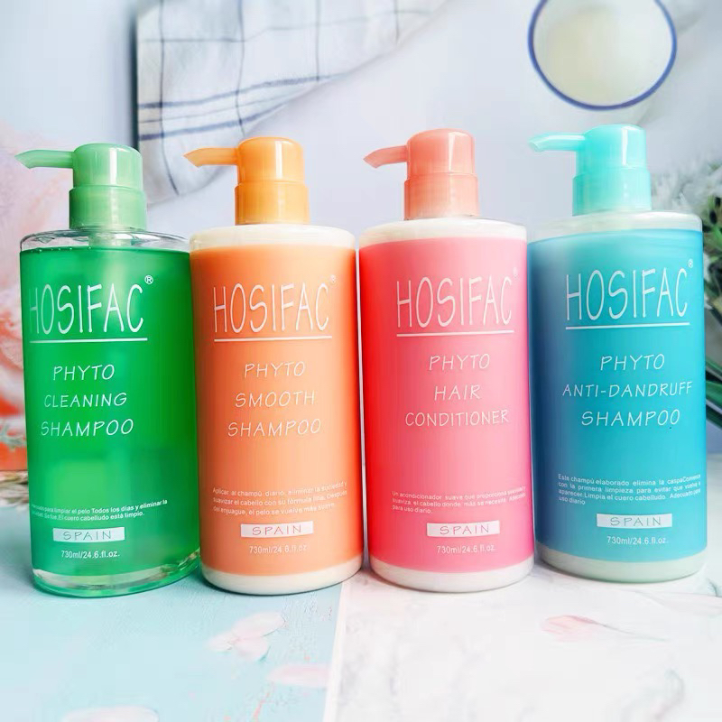 正品红唇法克馨享清洁去屑顺柔洗发水营养顺滑补水护发素730ml