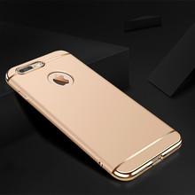 适用苹果8plus手机壳5.5土豪金色iphone7磨砂硬壳七7Plus电镀全包创意简约4.7寸iPhone8防摔男女SE2020不透明