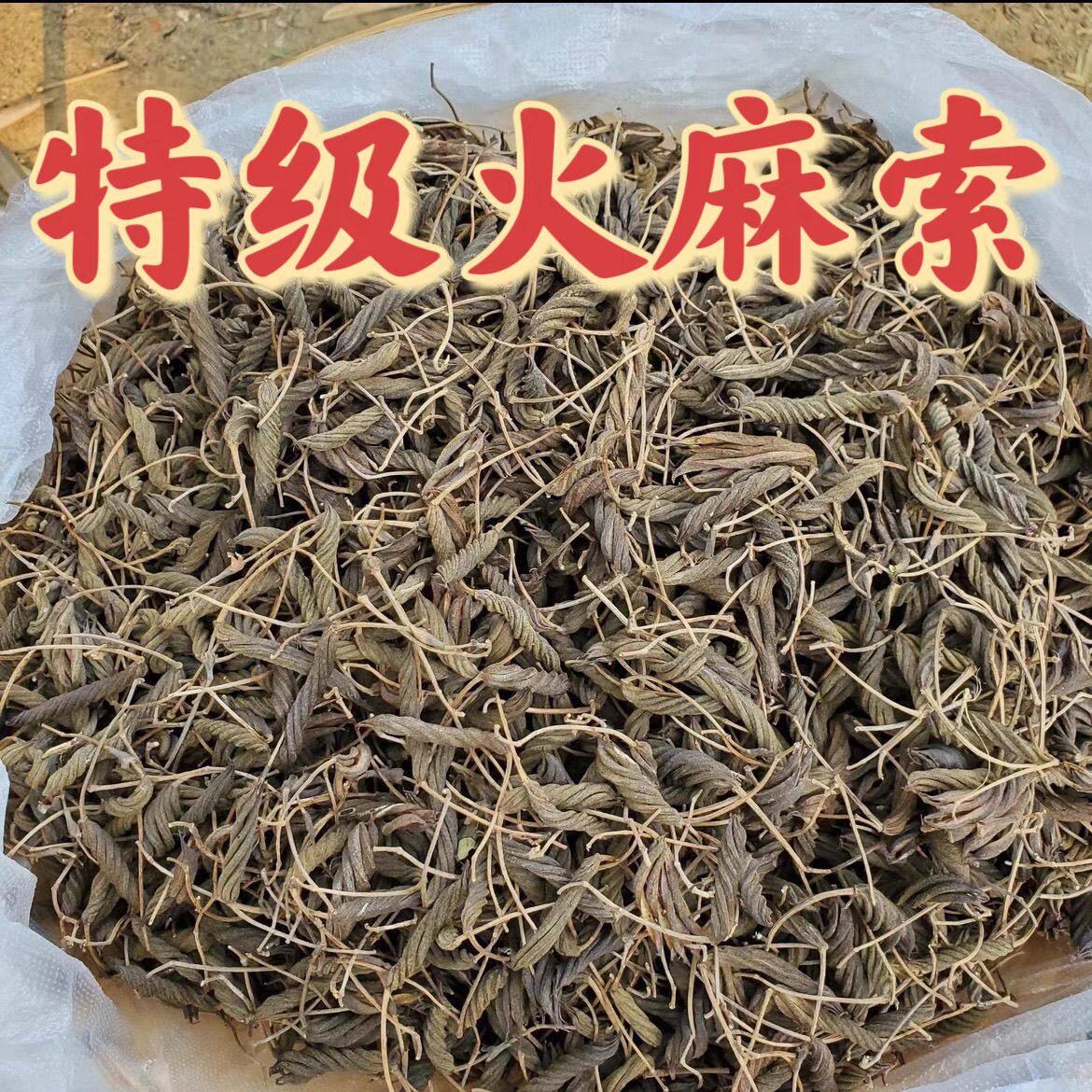火索麻蒴果火麻索云南虫草王正品正宗青芷松兰野芝麻麻纽塞扭索麻