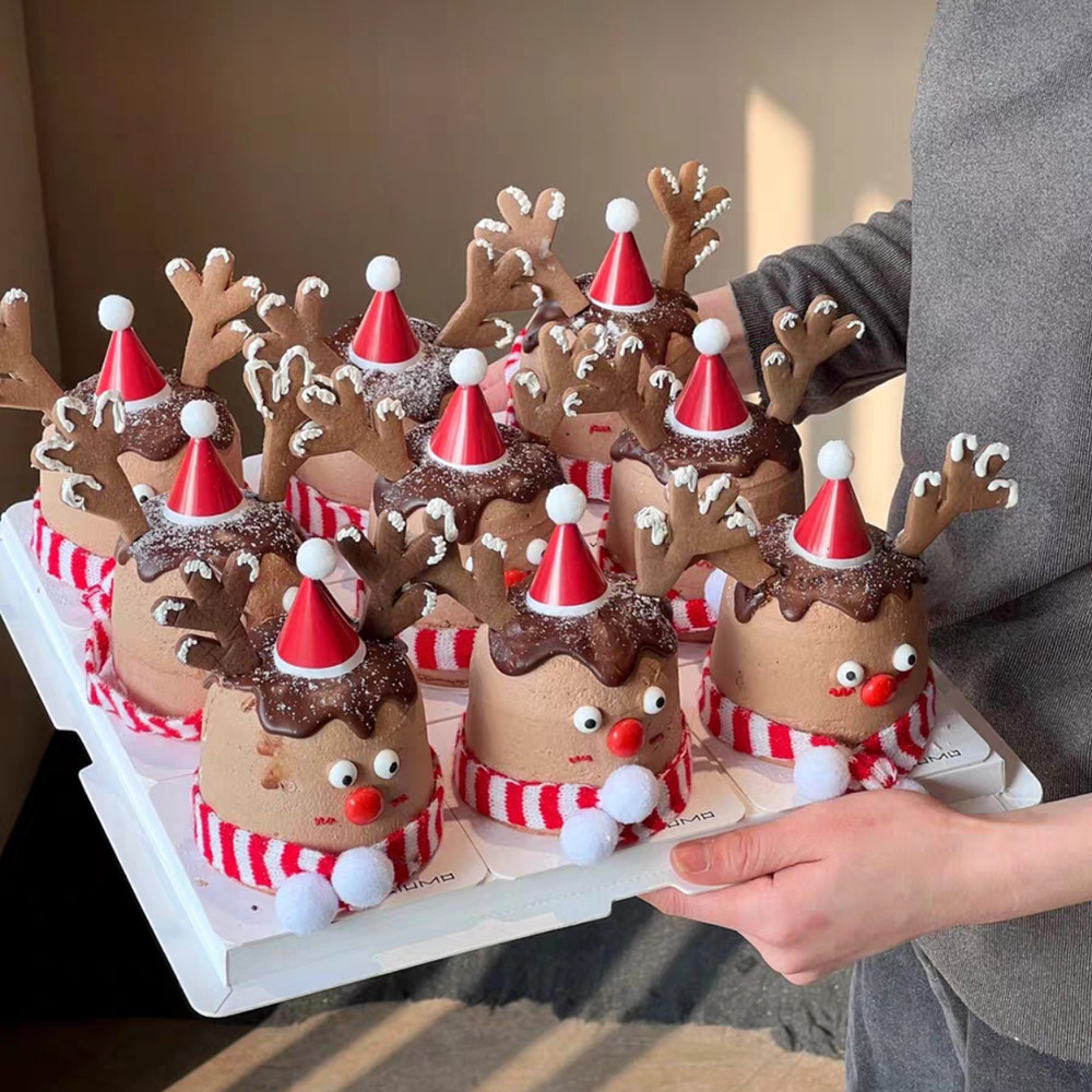 圣诞迷你小帽子蛋糕装饰圣诞节毛线帽小围巾韩式烘焙麋鹿角插件,节庆用品/礼品,圣诞装饰品,淘宝优惠券,粉丝福利购,淘宝优惠卷