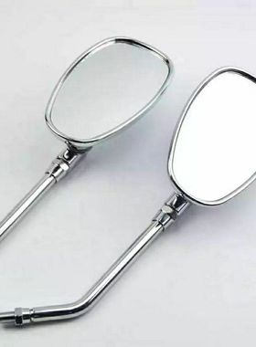 适用摩托车豪爵125K-2钻豹 银豹HJ125-7A后视镜 反光镜 倒车镜