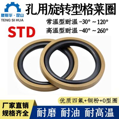 孔用格莱圈STD系列往复式轴用OEd