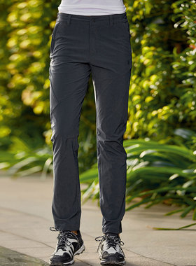 探路者徒步长裤 2020春夏户外女式弹力舒适修身旅行长裤TAMH82826