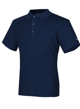 探路者春夏户外运动T恤男士polo衫速干超薄翻领短袖T恤TAJH81005