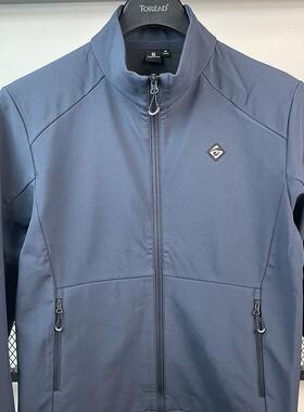 探路者软壳衣男2024秋冬新款加绒保暖防泼水立领外套TAEEAM91219